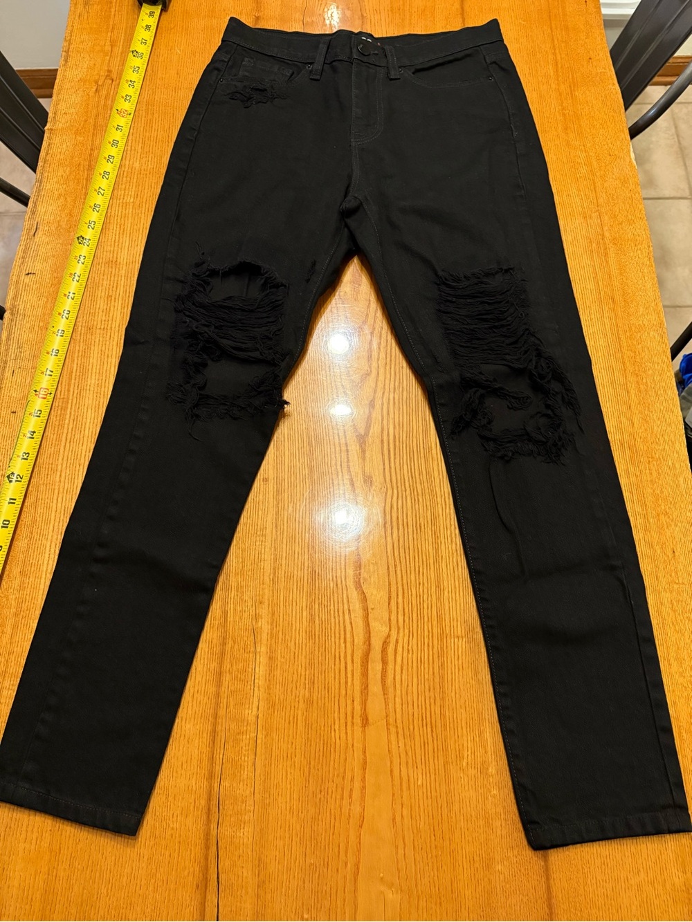 BDG Black Ripped Skinny Jeans